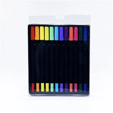 Set de markere multicolore cu două vârfuri